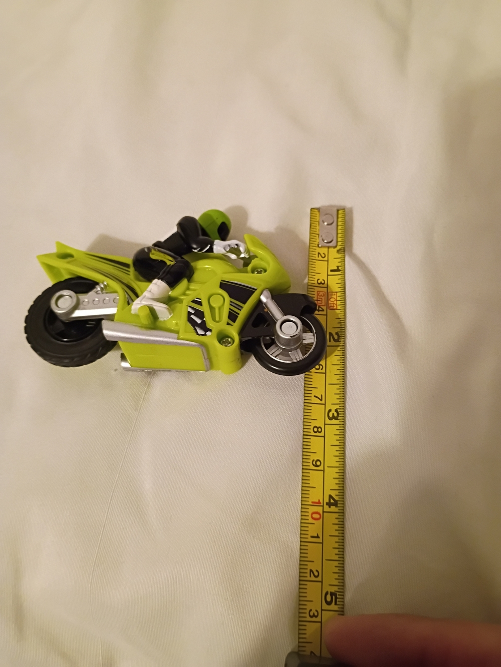 Green Kids Motorcycle Toy with Rider - Unbranded - Picture 9 of 9